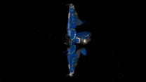 Reliant Kore IBlue Gold in space - Isometric.png