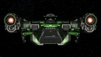 Cutlass Black Ghoulish Green in space - Rear.jpg