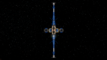 Reliant Kore IBlue Gold in space - Front.png