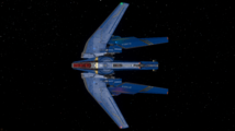 Hawk IBlue Gold in space - Above.png