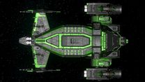 Cutlass Black Ghoulish Green in space - Below.jpg