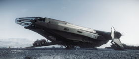 Star Citizen- Carrack Unloading on Lyria.png