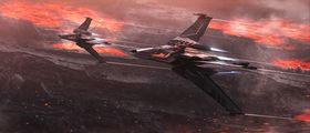 Scorpius Stinger - x2 in formation over lava field.jpg
