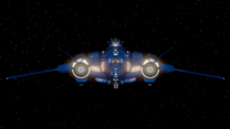 Warden IBlue Gold in space - Front.png