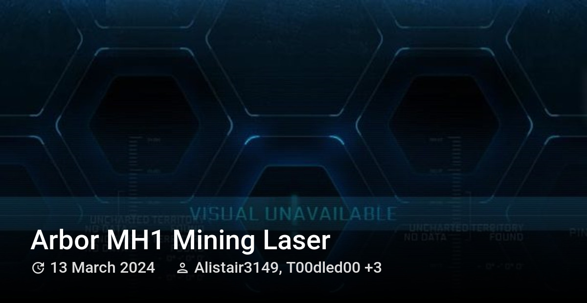 Arbor MH1 Mining Laser Star Citizen Wiki