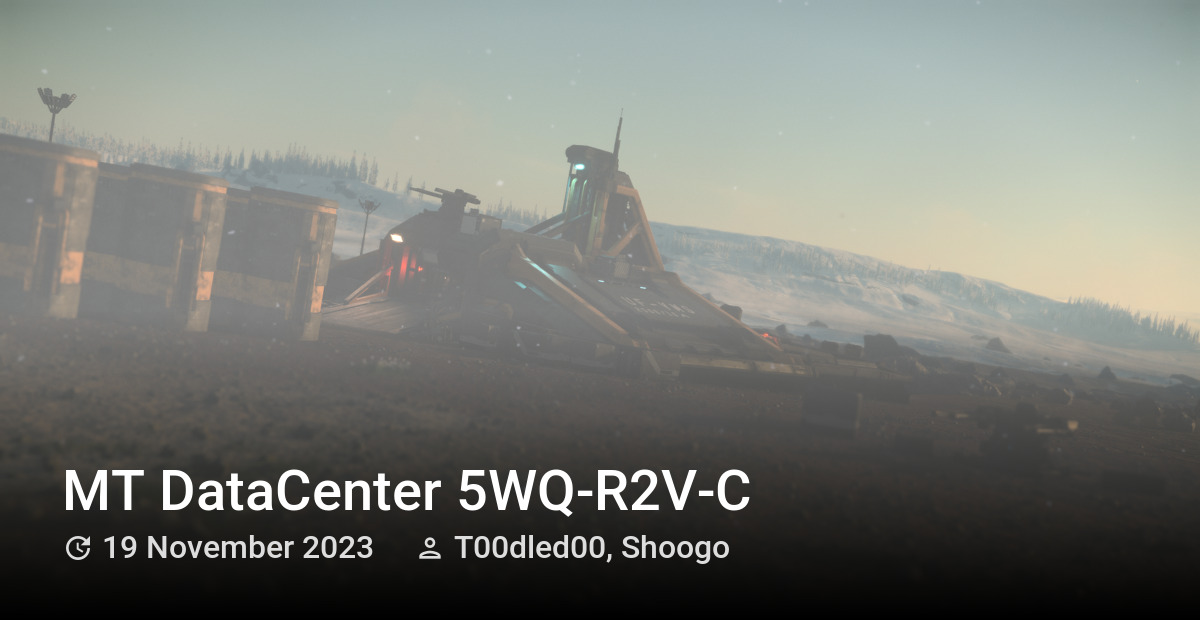 MT DataCenter TMG-XEV-2 - Star Citizen Wiki